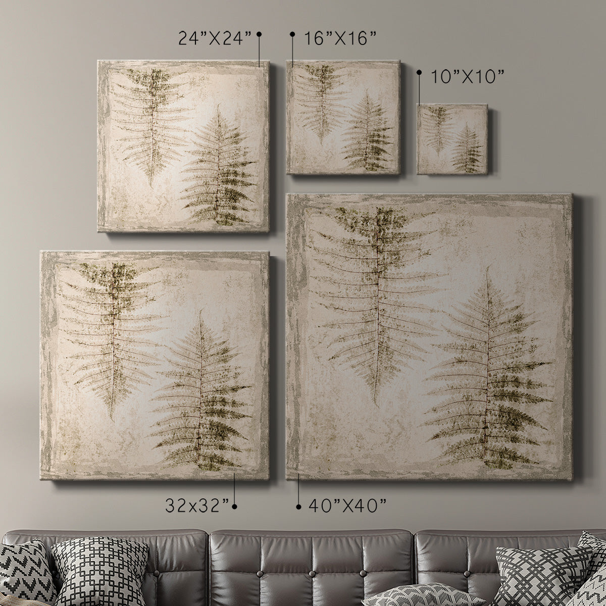 Stone Leaf II - Canvas Art Print