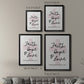 Faith Hope and Love Cross - Modern Framed Canvas Print