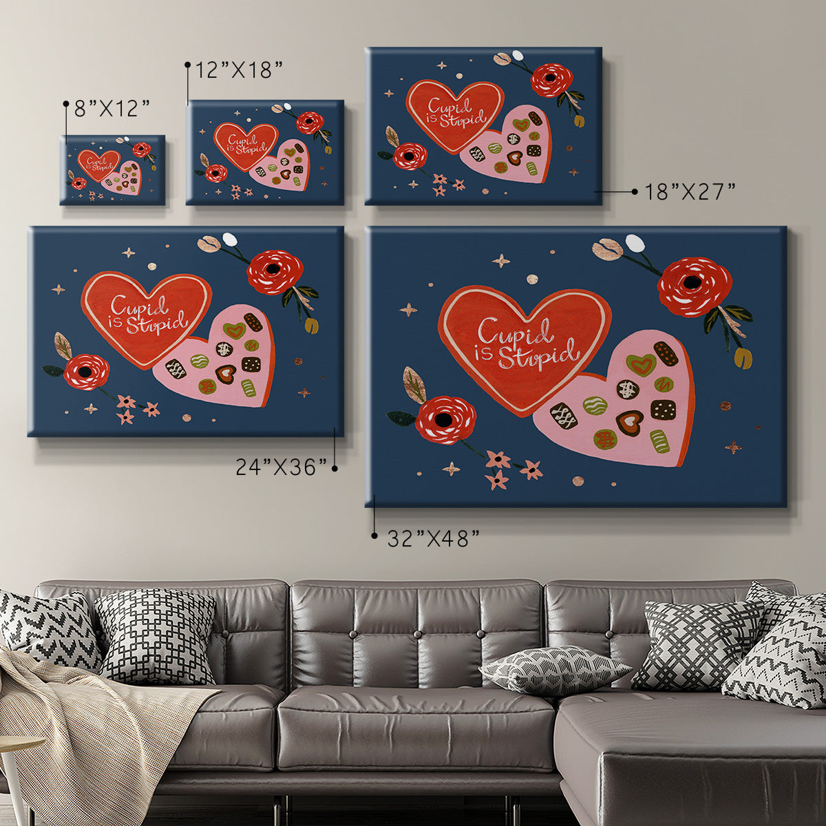 Happy Galentine II - Canvas Art Print