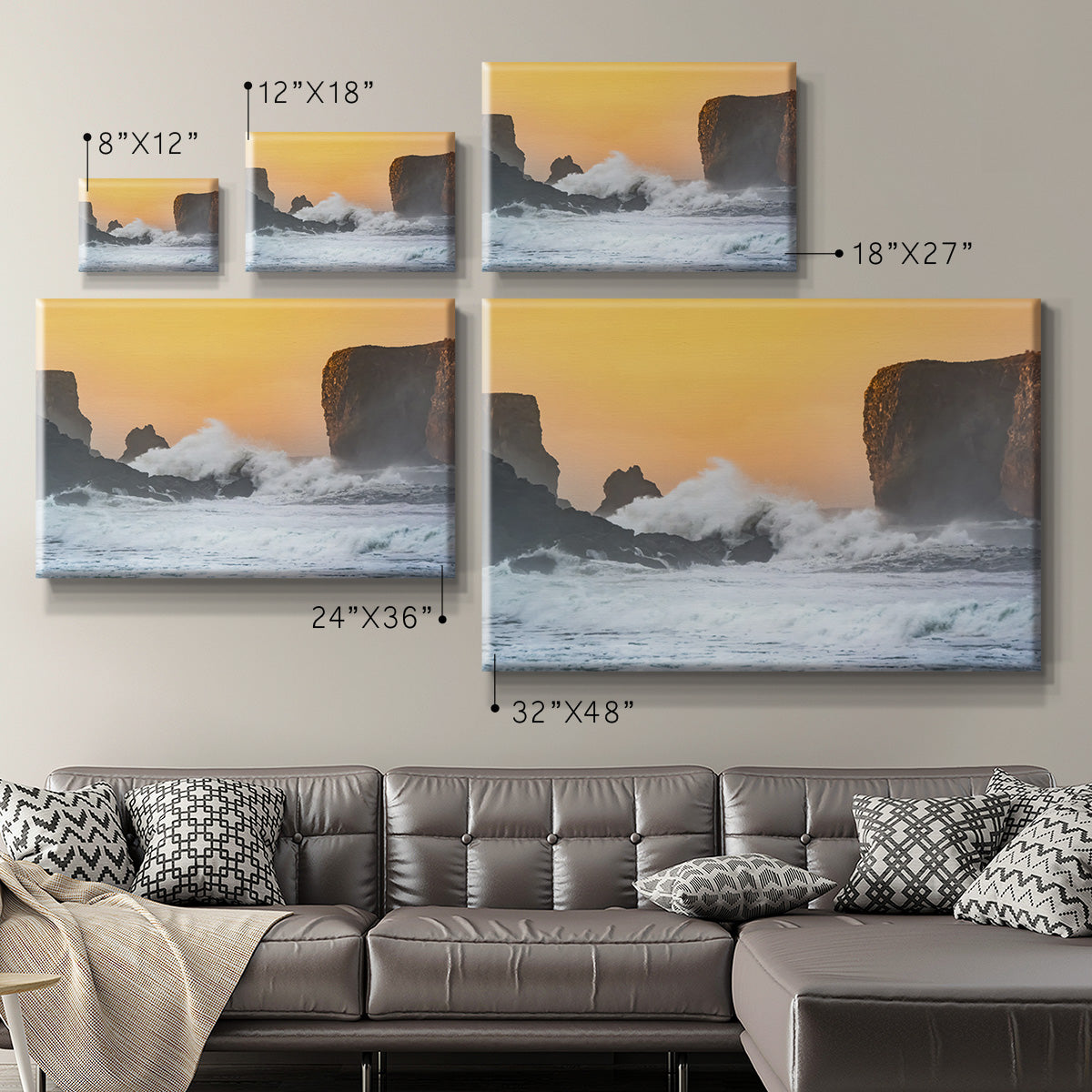 Spray Premium Gallery Wrapped Canvas - Ready to Hang