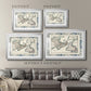 Bordered Map of Canada - Modern Framed Art Print