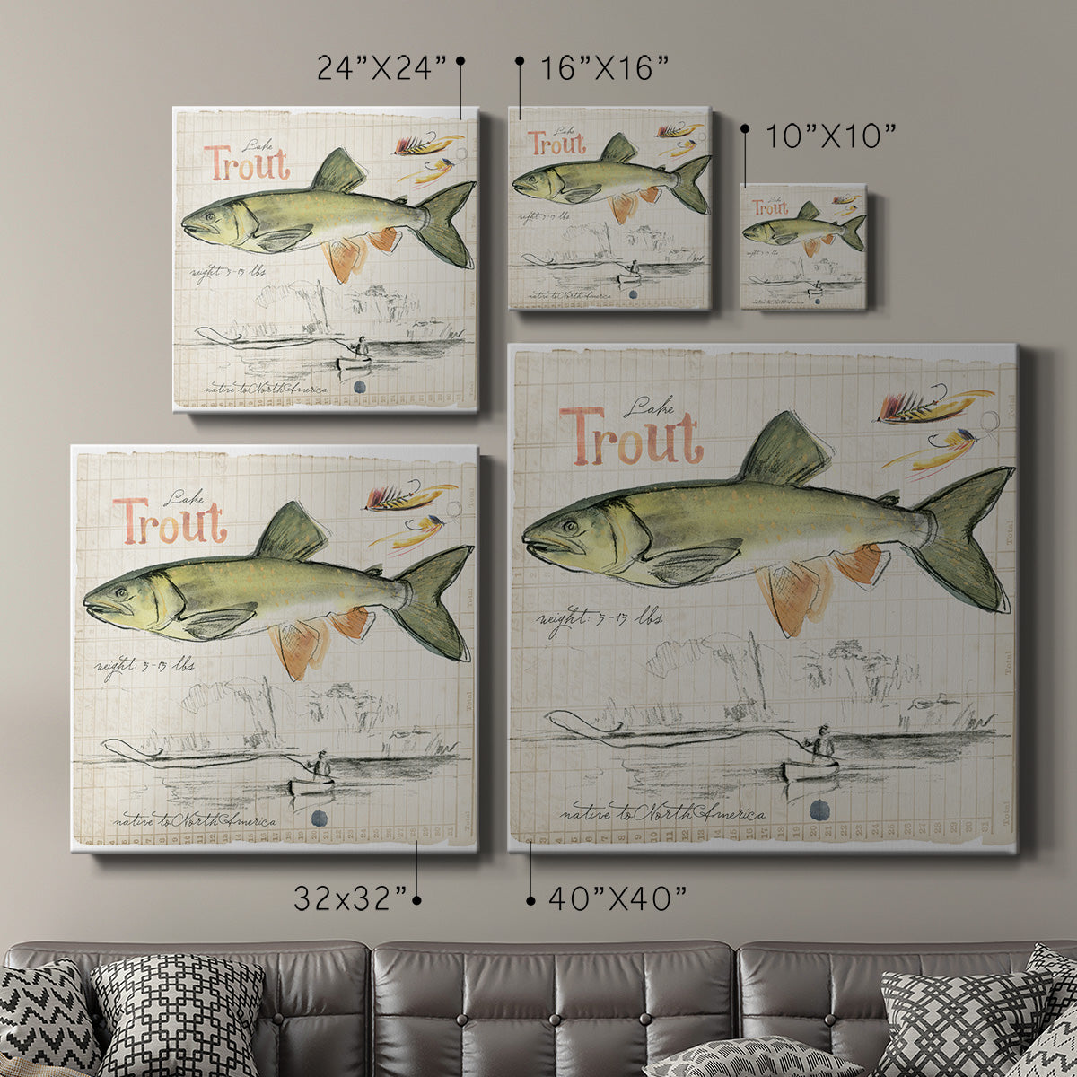 Trout Journal III-Premium Gallery Wrapped Canvas - Ready to Hang