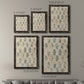 Vintage Blockprint I - Premium Framed Canvas 2 Piece Set - Ready to Hang