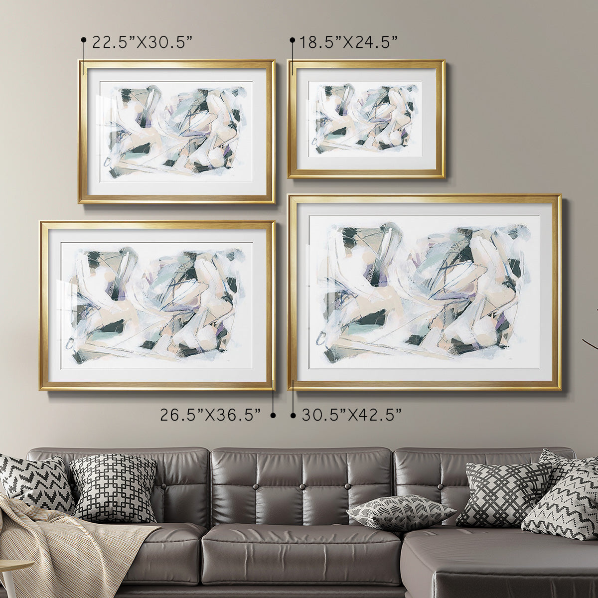 Arctic Helix I - Modern Framed Art Print