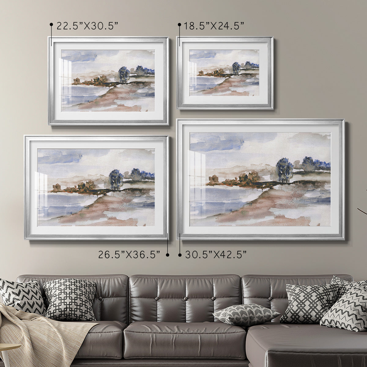 Mountain Cove Premium Framed Print - Ready to Hang