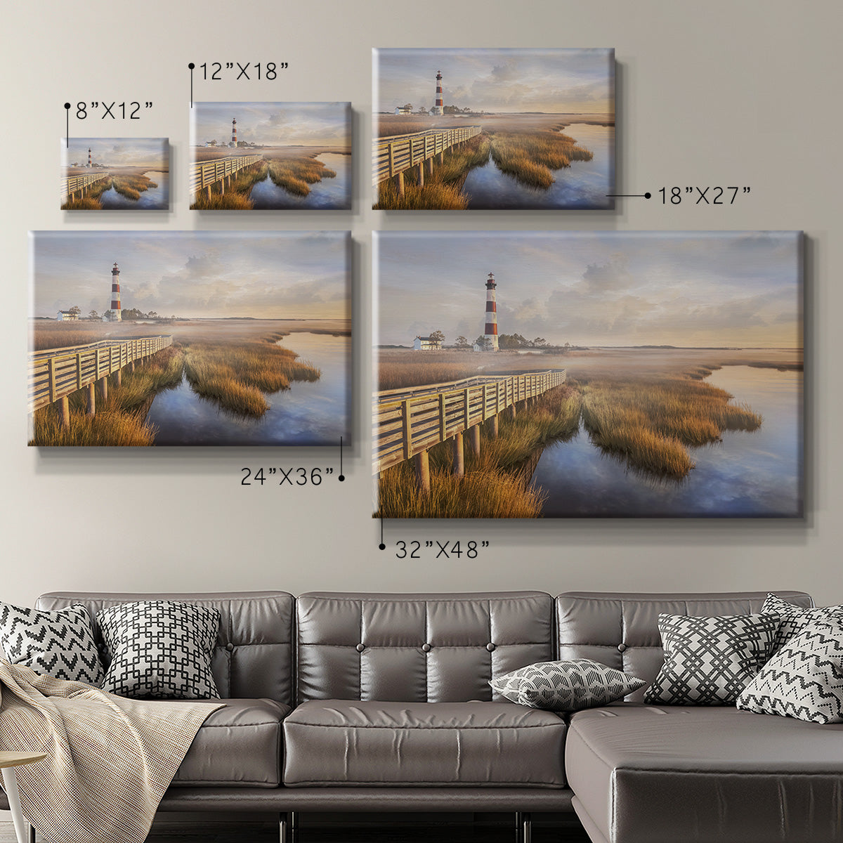 Private Path II Premium Gallery Wrapped Canvas - Ready to Hang