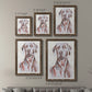 Sitting Dog I - Premium Framed Canvas 2 Piece Set - Ready to Hang