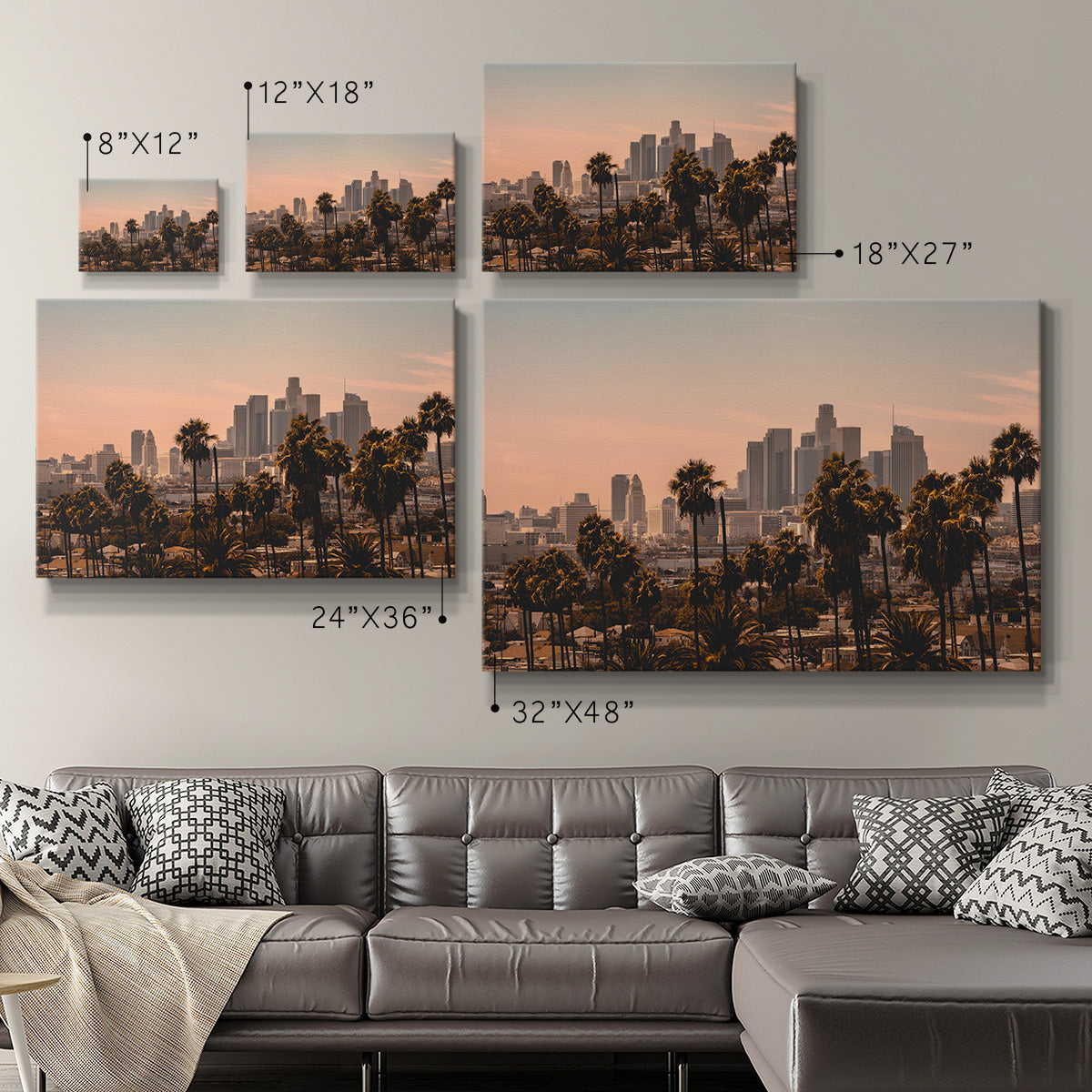 Downtown Los Angeles - Canvas Art Print