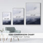 Above the Clouds - Floater Framed Canvas Print
