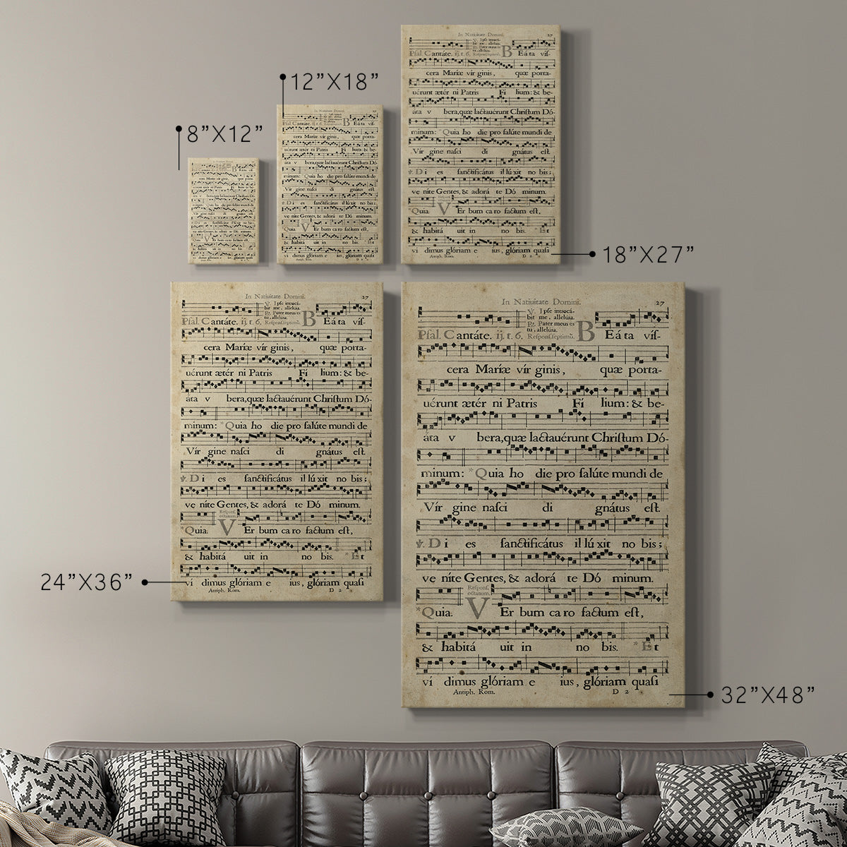 Vellum Songbook IV Premium Gallery Wrapped Canvas - Ready to Hang