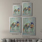 Fantastic Florals Fox, Standing - Modern Framed Canvas Print