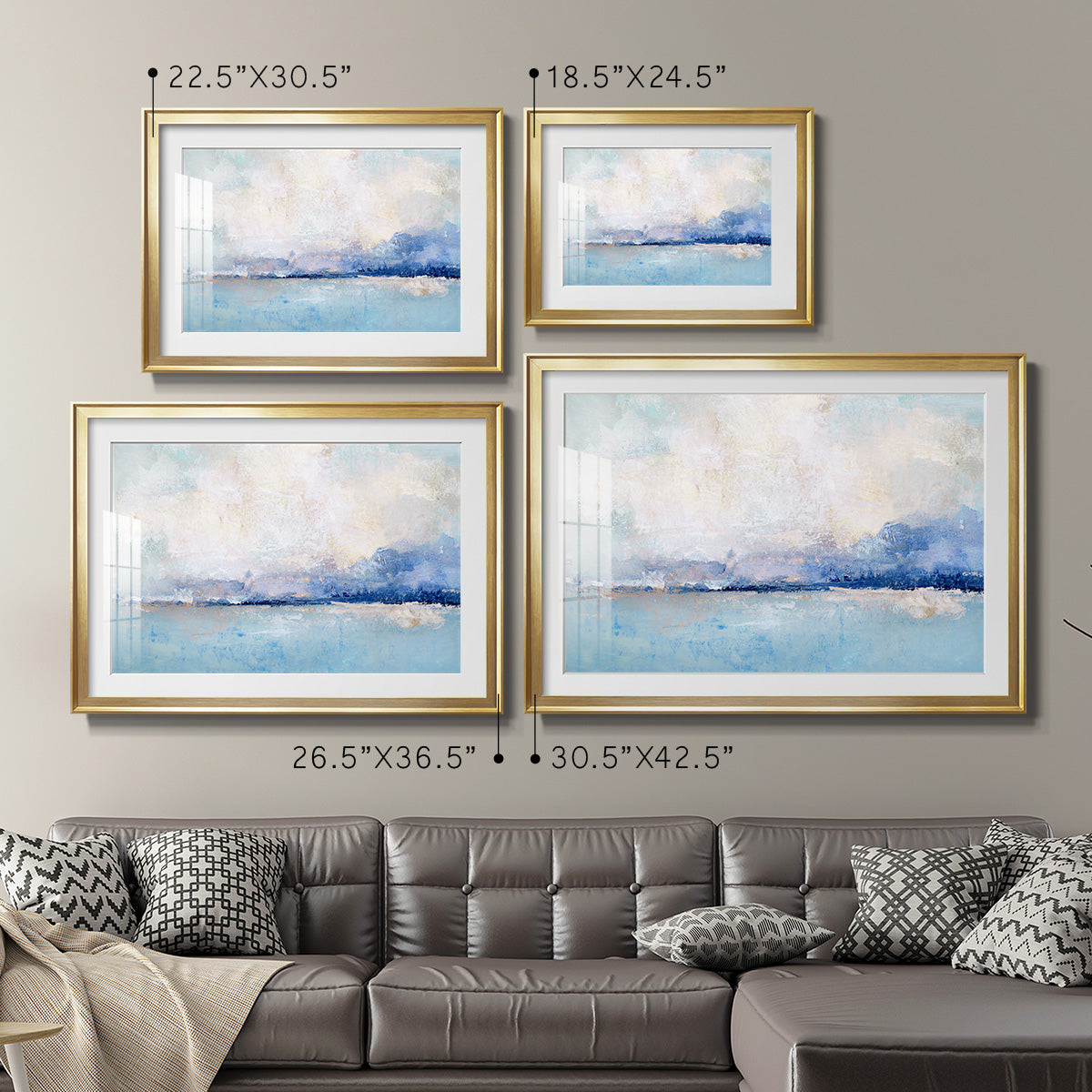 Symphony Bay - Modern Framed Art Print