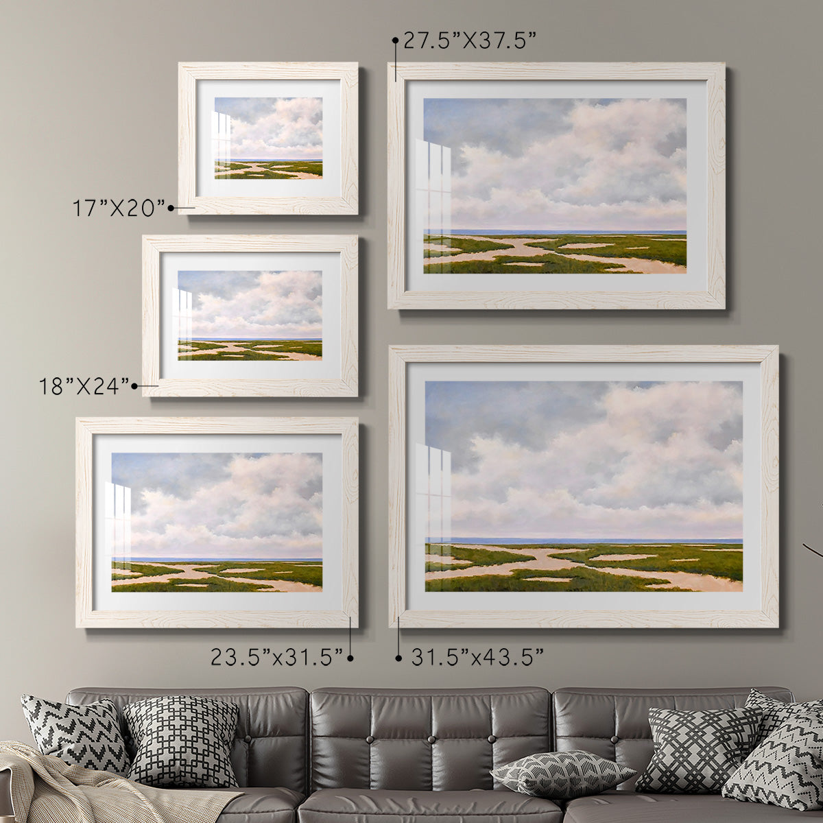 Beach Dunes - Barnwood Framed Art Print