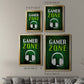 It's Game On IV - Modern Framed Canvas Print