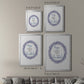 Hanukkah Wreath - Modern Framed Canvas Print