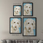 Labradoodle I - Modern Framed Canvas Print