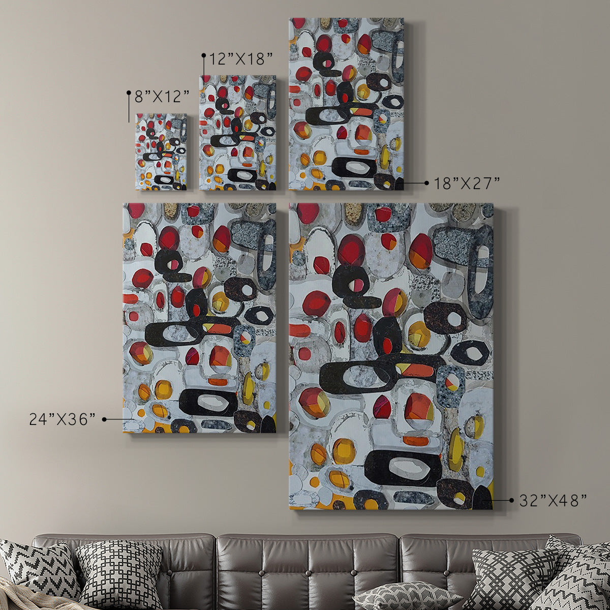 Fruit Collage I - Canvas Art Print