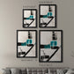 Geometry Notes I - Modern Framed Canvas Print