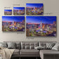 Indianapolis, Indiana Skyline - Canvas Art Print