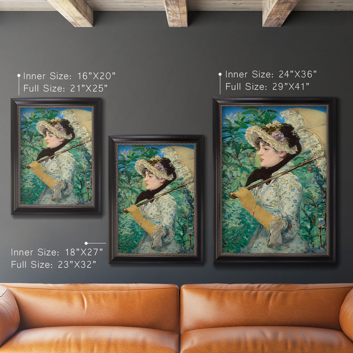 Spring - Ornate Framed Canvas Print