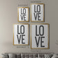 Bold Love II - Modern Framed Canvas Print