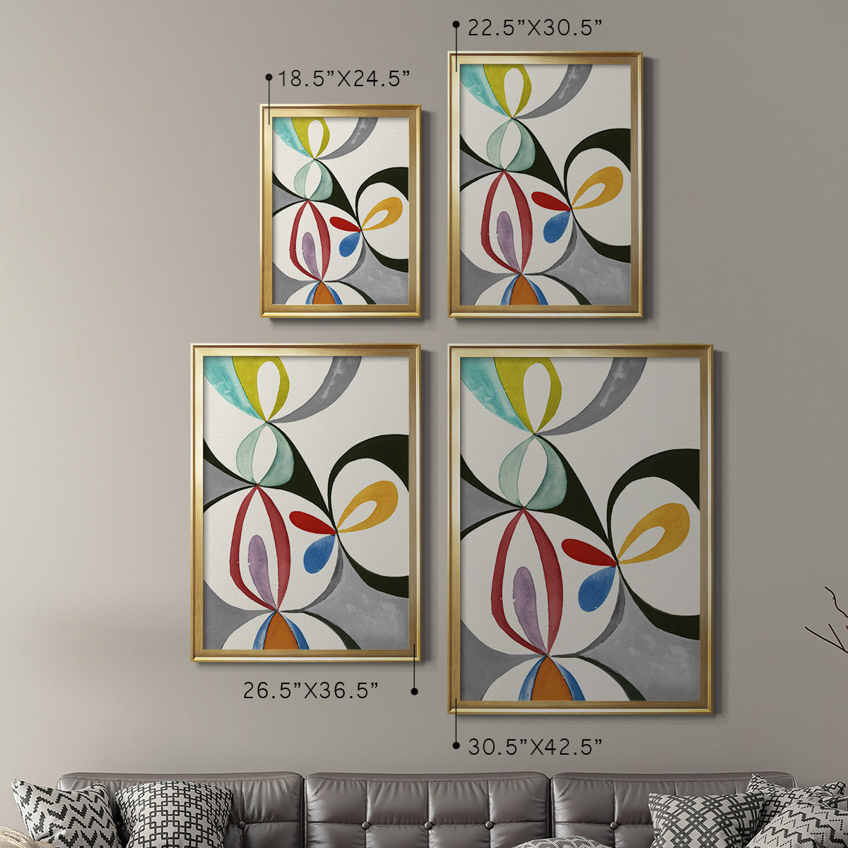 Magic Tricks III - Modern Framed Canvas Print