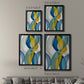 Horizontal Bands II - Modern Framed Canvas Print