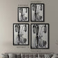 Grey Scribbles II - Modern Framed Canvas Print