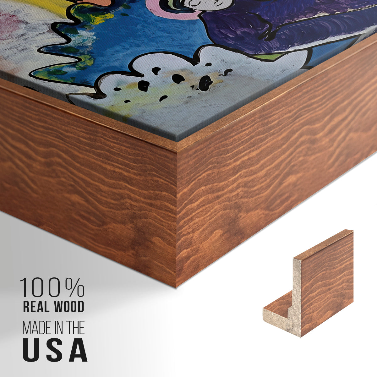 All Saints Day I, 1911 - Floater Framed Canvas Print
