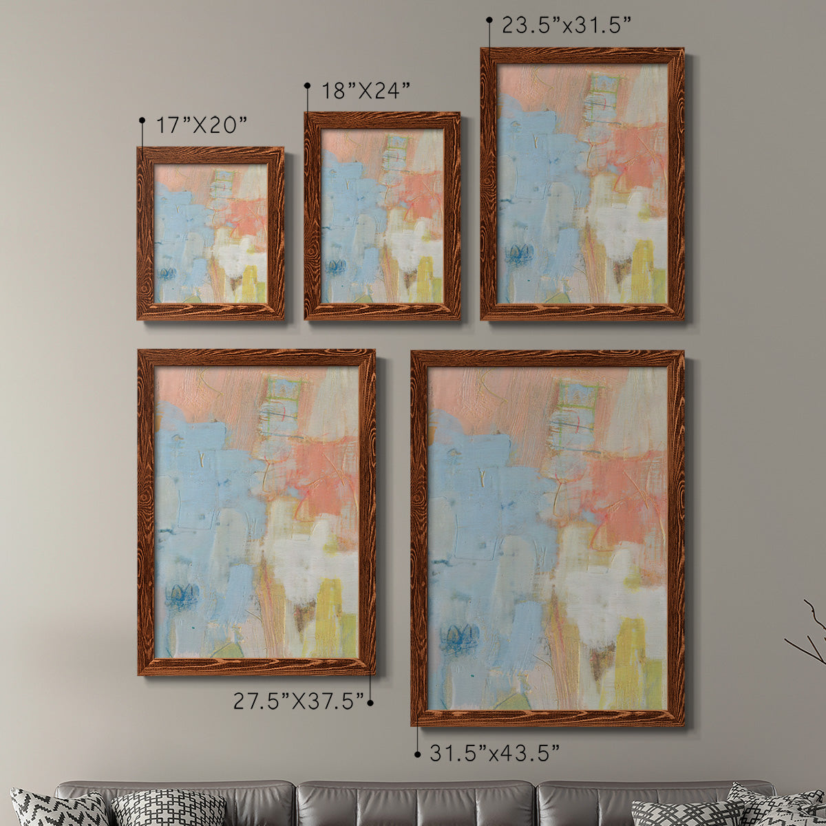 Cully I - Premium Framed Canvas 2 Piece Set - Ready to Hang