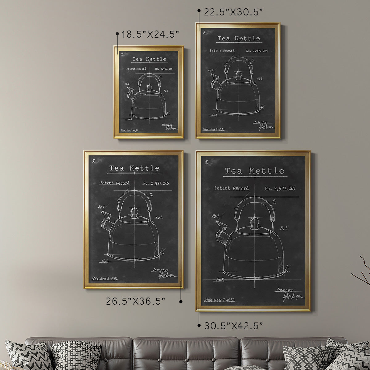 Morning Routine V - Modern Framed Canvas Print
