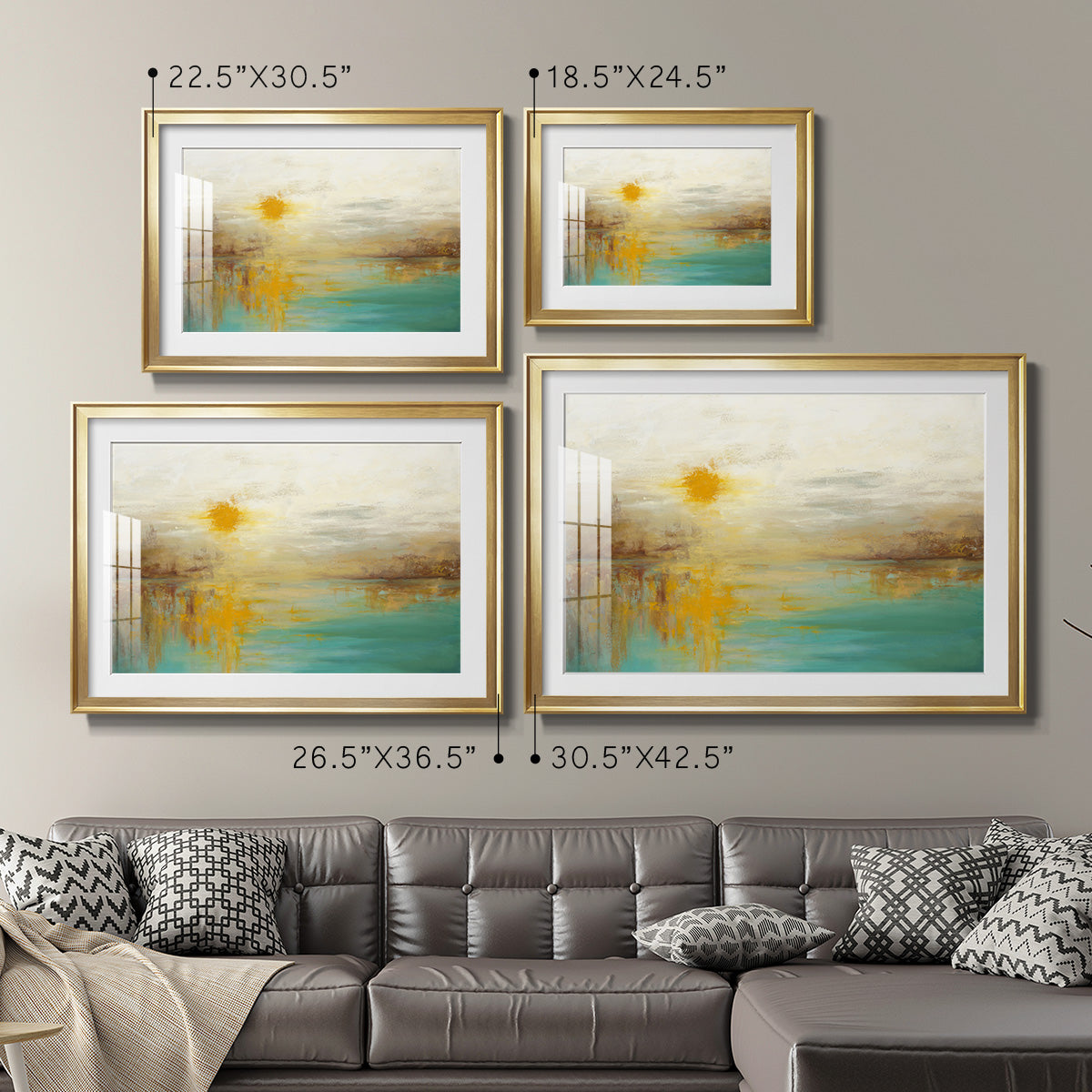 Last Day of Summer  - Modern Framed Art Print