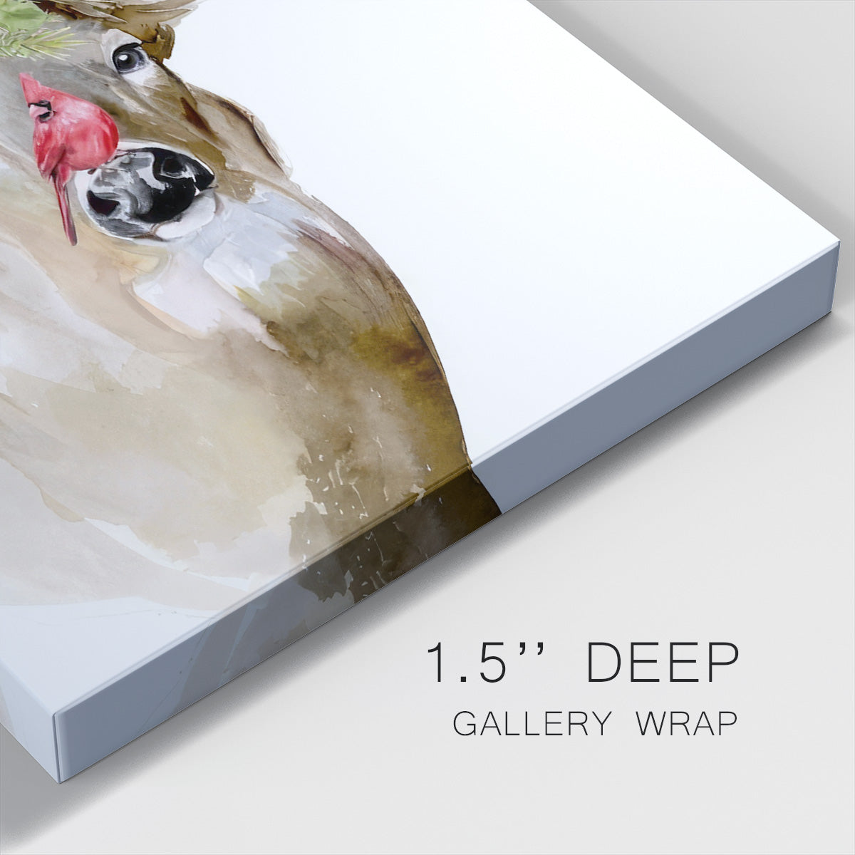 Holiday Deer II - Gallery Wrapped Canvas