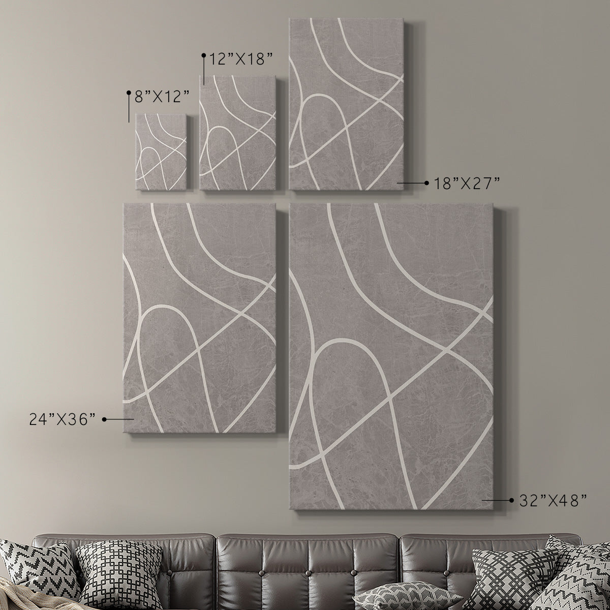 Fissures I - Canvas Art Print