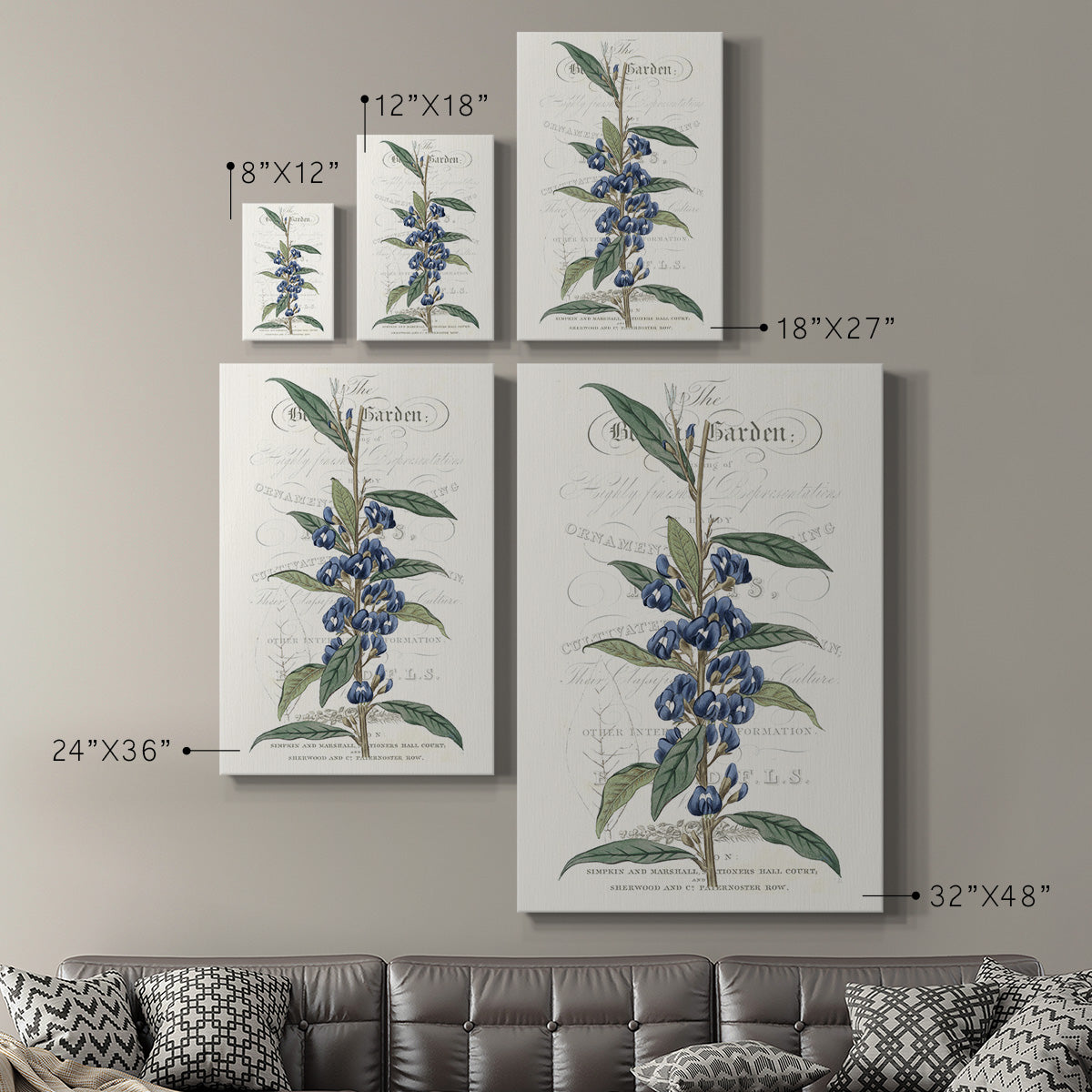 Flower Garden Varietals VI - Canvas Art Print