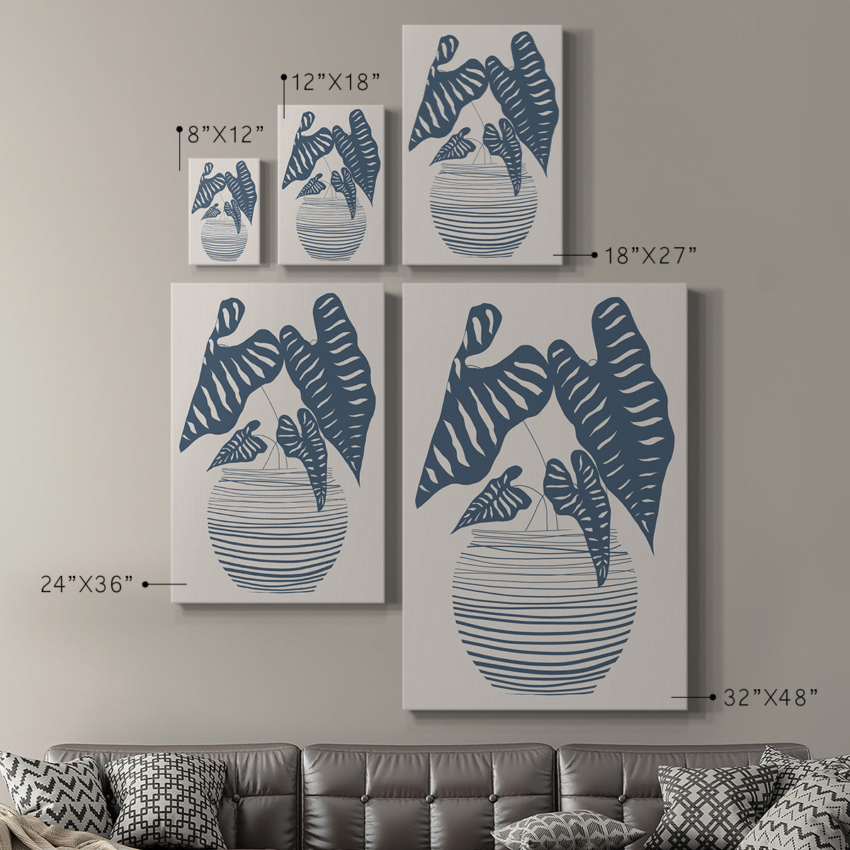 Wired in Monochrome I - Canvas Art Print