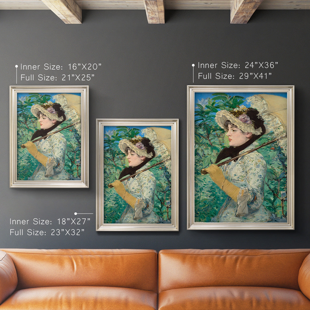 Spring - Ornate Framed Canvas Print