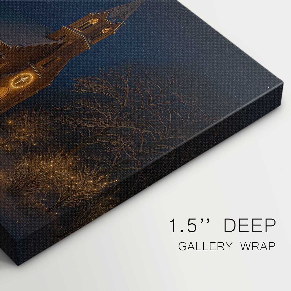 Pale Winter Dawn Parish - Canvas Art Print