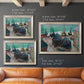Impressionist coastal beach scene with boats by Claude Monet in an ornate champagne frame shown in multiple size options.