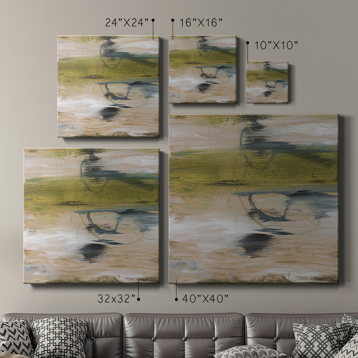 Aquatic Reflections II-Premium Gallery Wrapped Canvas - Ready to Hang