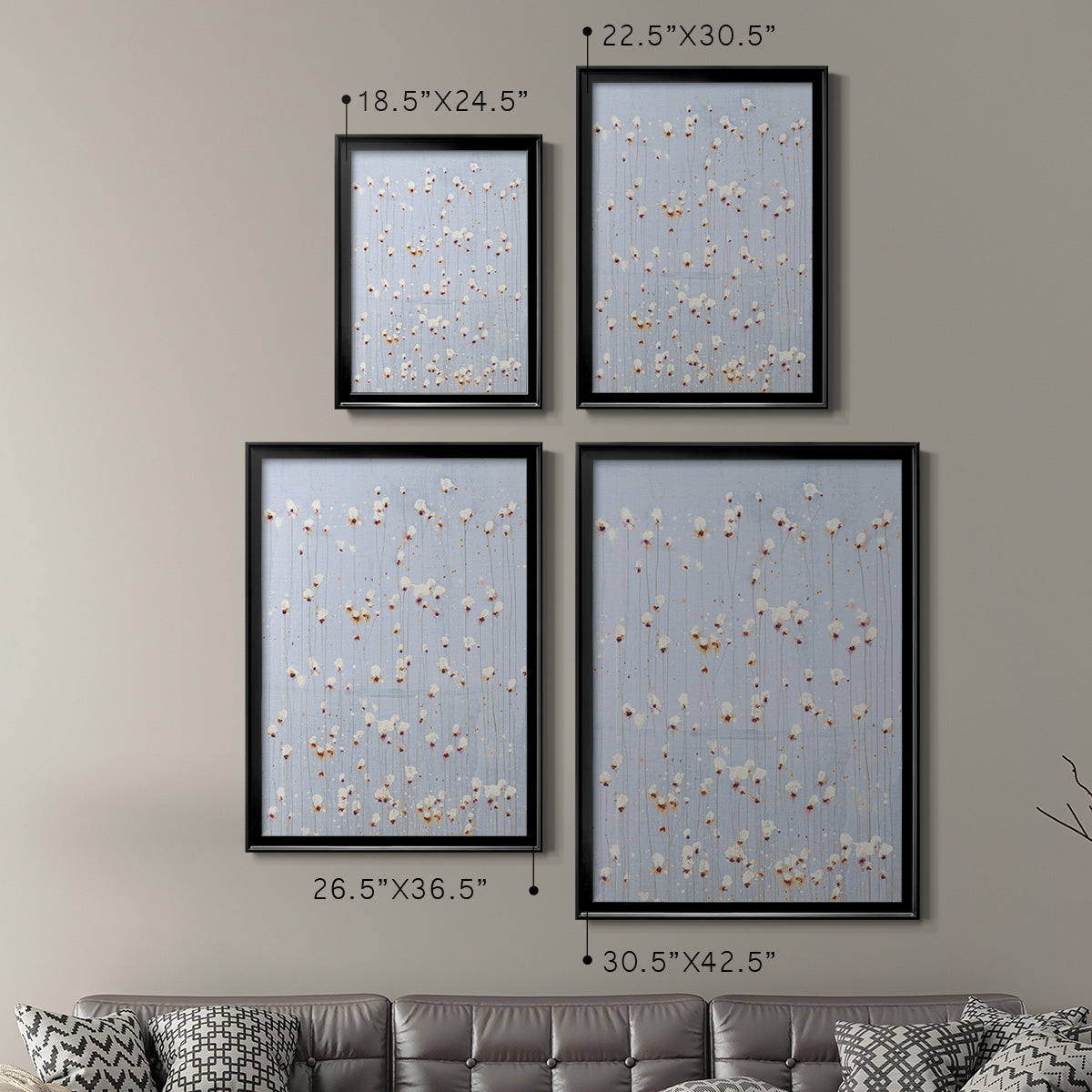 String Theory V1 - Modern Framed Canvas Print