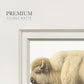 White Buffalo Premium Framed Print Double Matboard