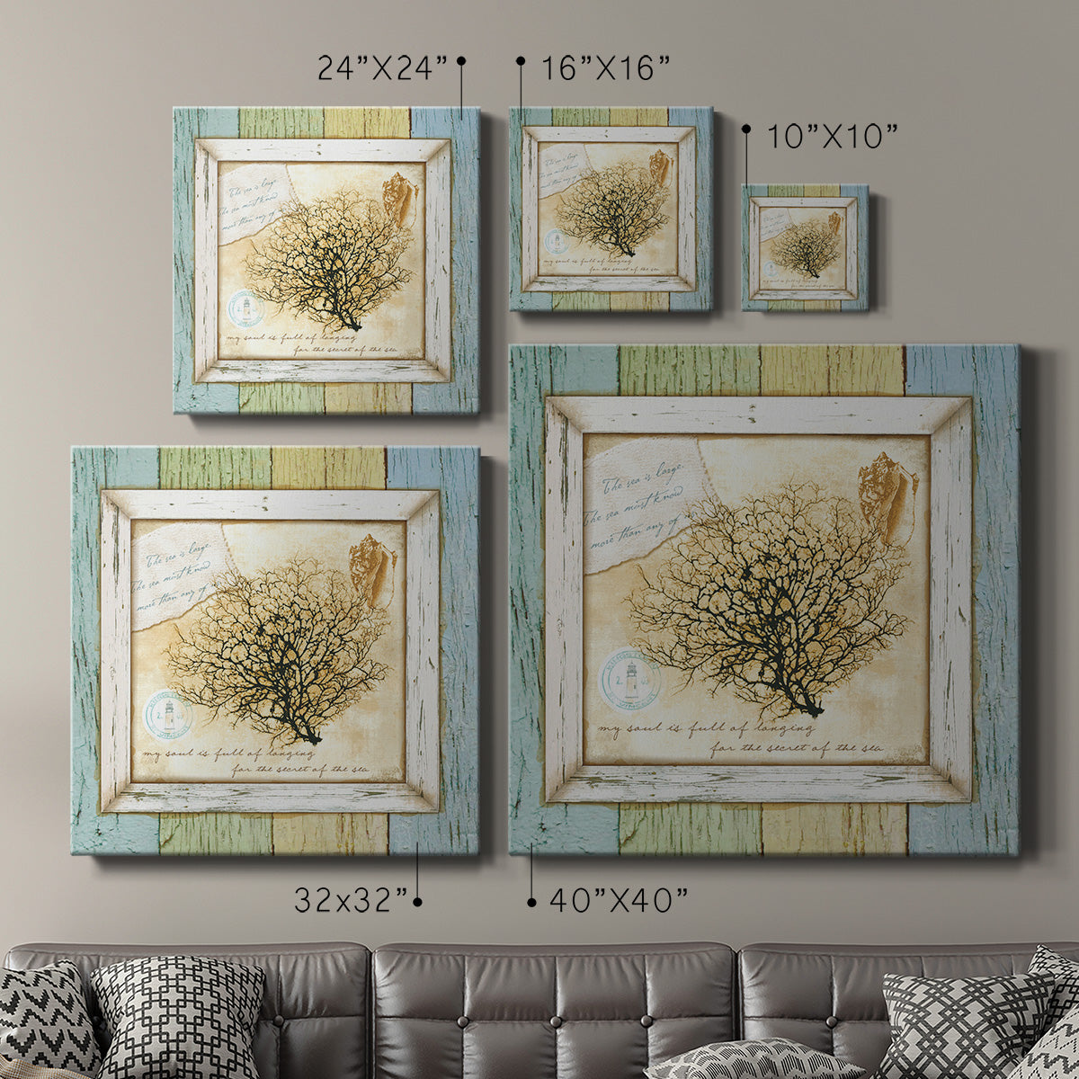 Sea Treasures III - Canvas Art Print