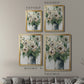 Floral Depth - Modern Framed Canvas Print