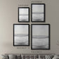 Serene Shore - Modern Framed Canvas Print