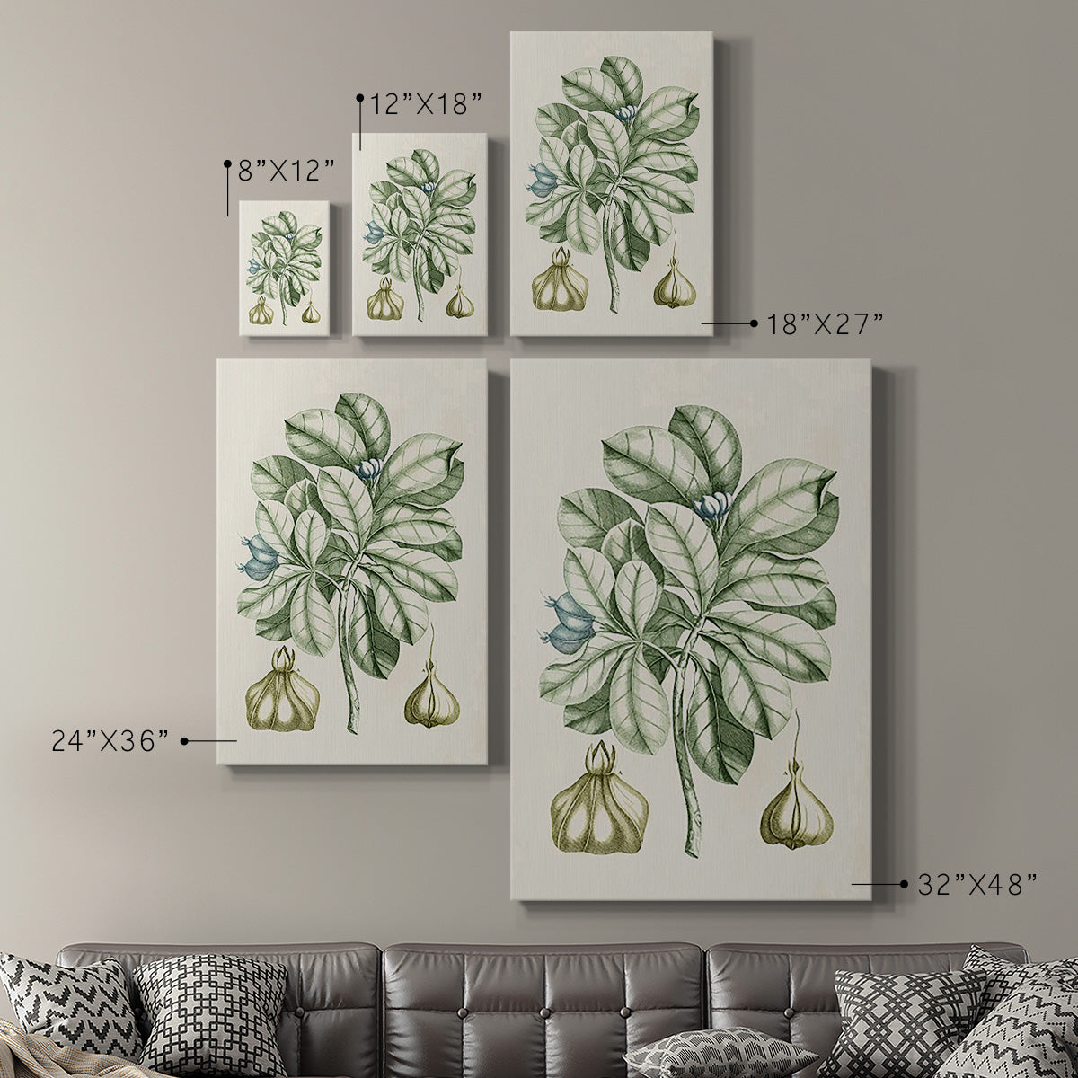 Buchoz Tropicals IX - Canvas Art Print