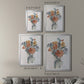Watercolor Floral Arrangement I - Modern Framed Canvas Print