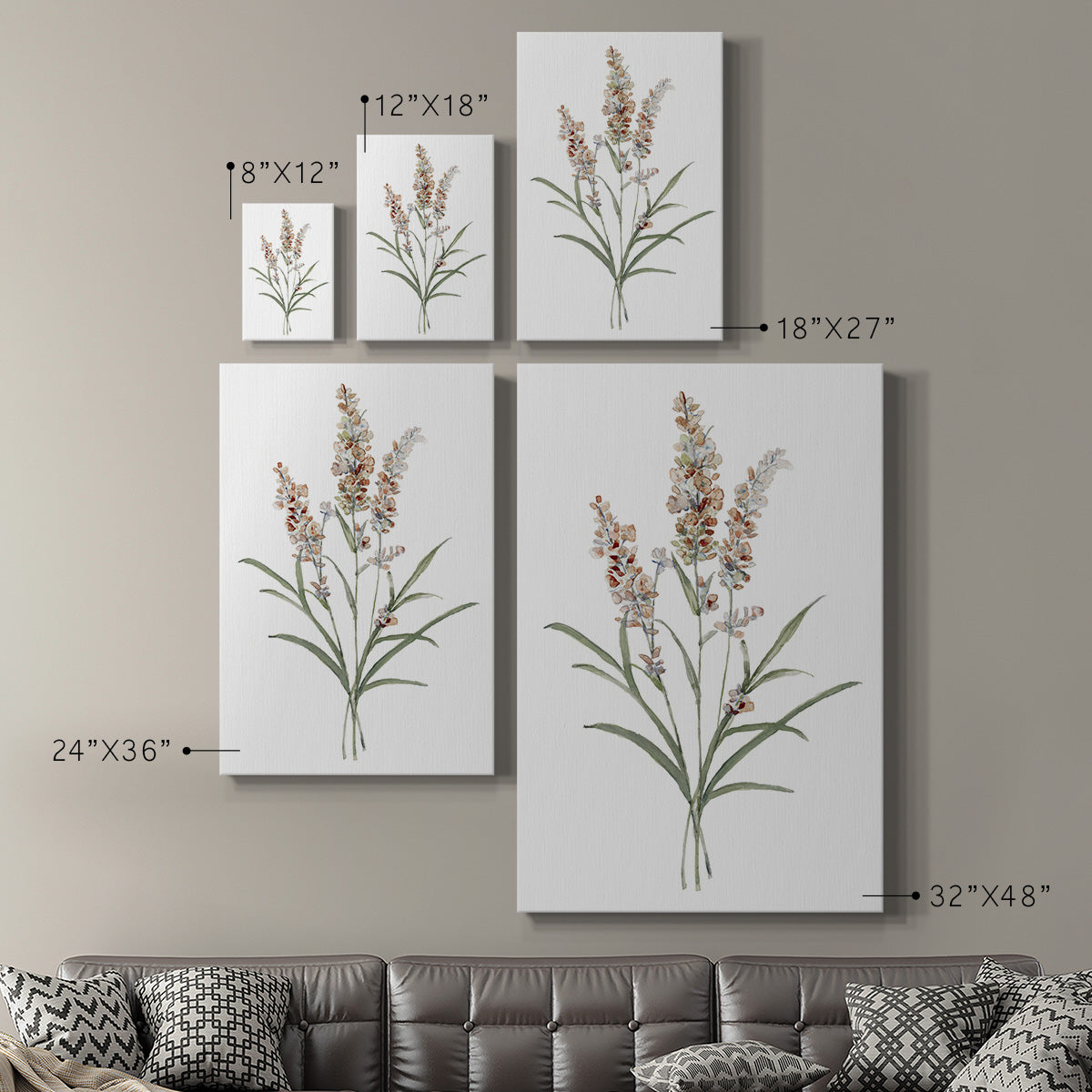 Dainty Botanical I - Canvas Art Print