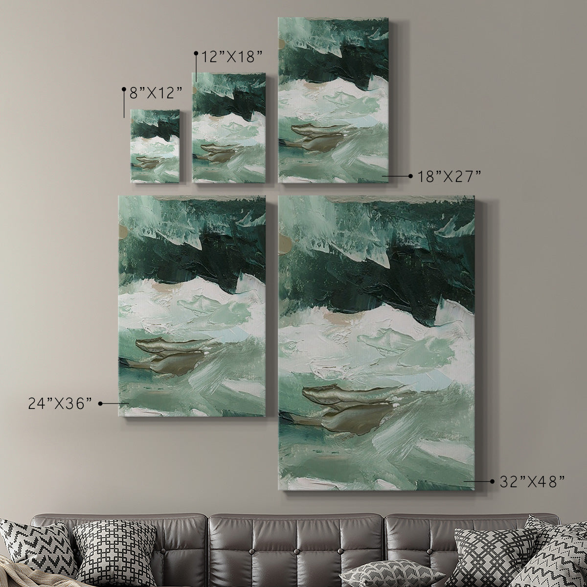 Crashing I - Canvas Art Print