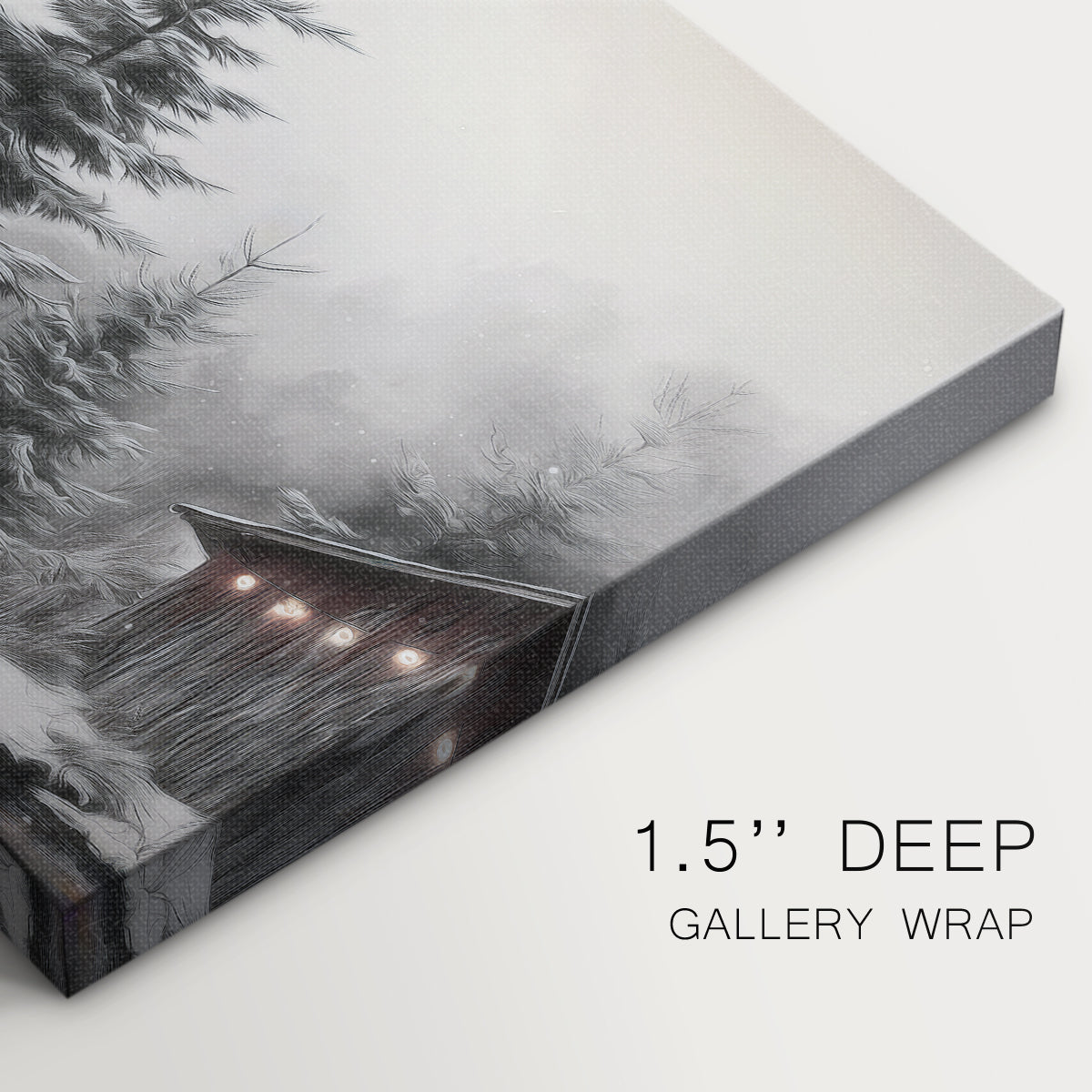 Pale Winter Night Serenade - Canvas Art Print